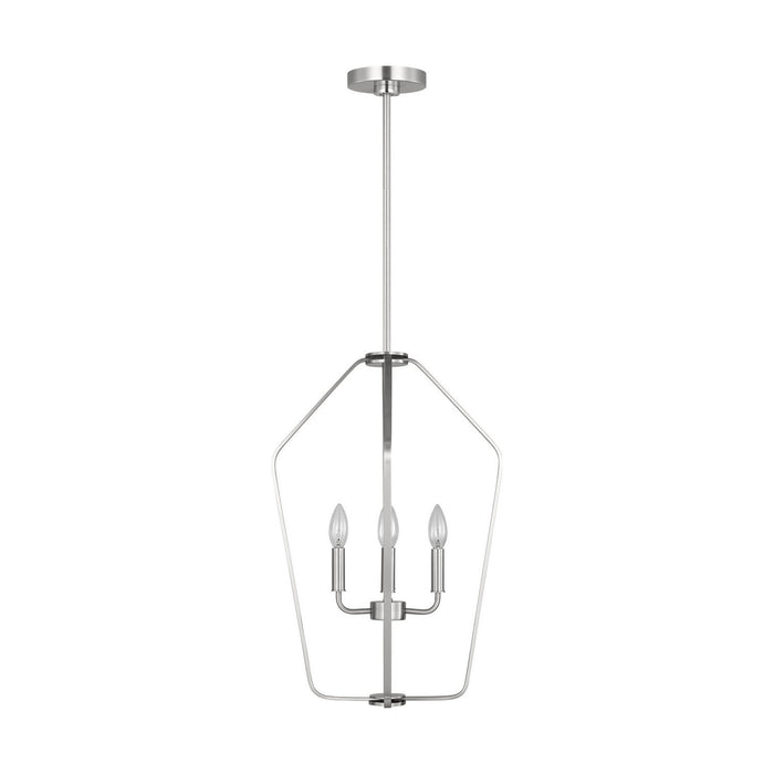 Myhouse Lighting Generation Lighting - GLC1264BS - Four Light Chandelier - Kennan - Brushed Nickel