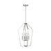 Myhouse Lighting Generation Lighting - GLC1264BS - Four Light Chandelier - Kennan - Brushed Nickel