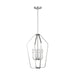 Myhouse Lighting Generation Lighting - GLC1264BS - Four Light Chandelier - Kennan - Brushed Nickel