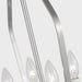 Myhouse Lighting Generation Lighting - GLC1264BS - Four Light Chandelier - Kennan - Brushed Nickel