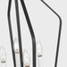 Myhouse Lighting Generation Lighting - GLC1264MBK - Four Light Chandelier - Kennan - Midnight Black
