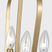Myhouse Lighting Generation Lighting - GLC1264SB - Four Light Chandelier - Kennan - Satin Brass