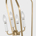 Myhouse Lighting Generation Lighting - GLC1264SB - Four Light Chandelier - Kennan - Satin Brass