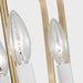 Myhouse Lighting Generation Lighting - GLC1264SB - Four Light Chandelier - Kennan - Satin Brass