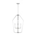 Myhouse Lighting Generation Lighting - GLC1274BS - Four Light Chandelier - Kennan - Brushed Nickel