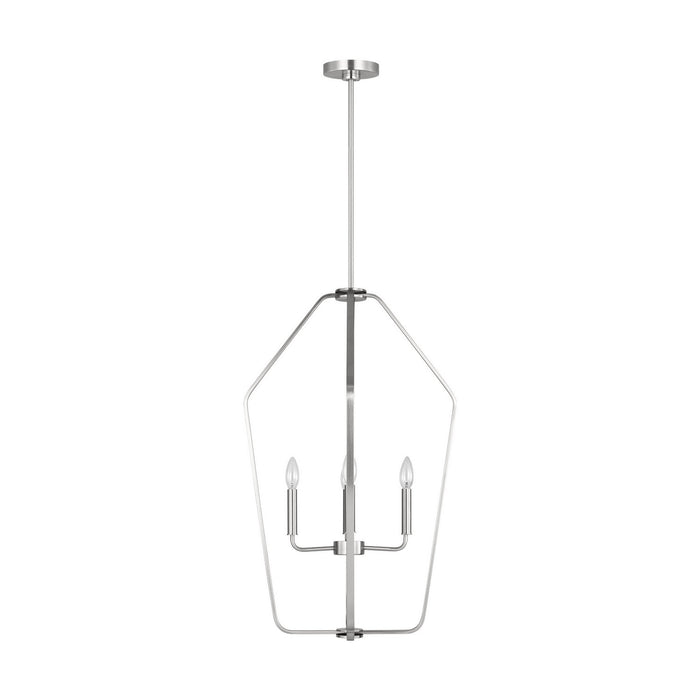 Myhouse Lighting Generation Lighting - GLC1274BS - Four Light Chandelier - Kennan - Brushed Nickel