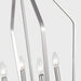 Myhouse Lighting Generation Lighting - GLC1274BS - Four Light Chandelier - Kennan - Brushed Nickel