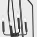 Myhouse Lighting Generation Lighting - GLC1274MBK - Four Light Chandelier - Kennan - Midnight Black
