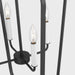 Myhouse Lighting Generation Lighting - GLC1274MBK - Four Light Chandelier - Kennan - Midnight Black