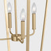 Myhouse Lighting Generation Lighting - GLC1274SB - Four Light Chandelier - Kennan - Satin Brass