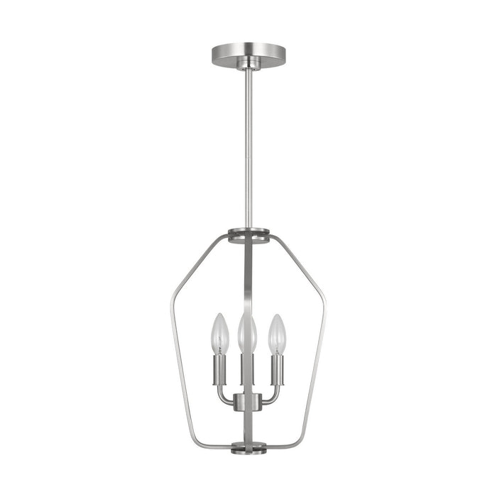 Myhouse Lighting Generation Lighting - GLC1283BS - Three Light Chandelier - Kennan - Brushed Nickel