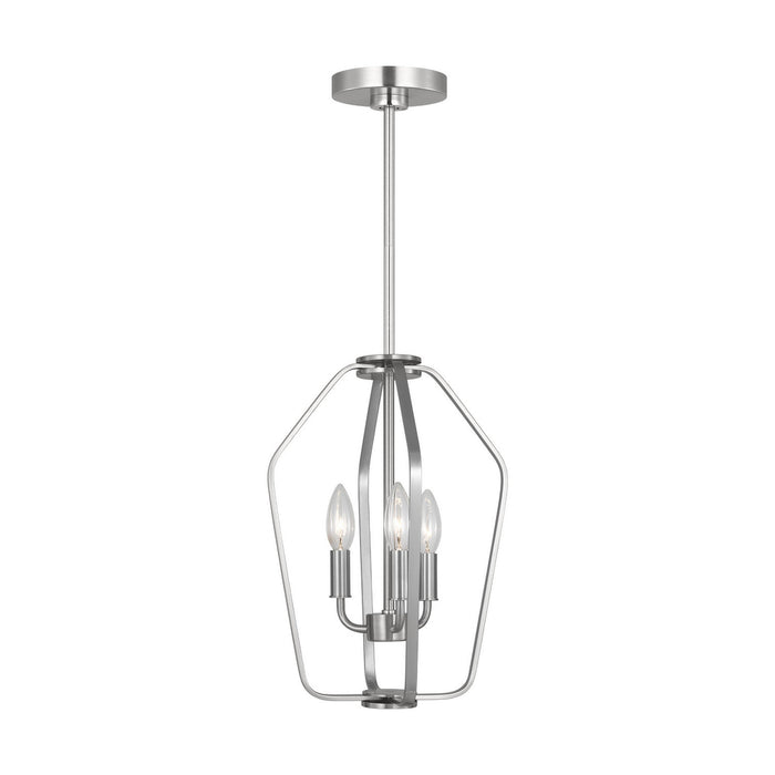 Myhouse Lighting Generation Lighting - GLC1283BS - Three Light Chandelier - Kennan - Brushed Nickel