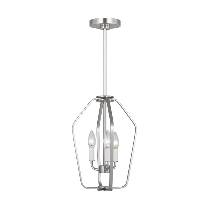 Myhouse Lighting Generation Lighting - GLC1283BS - Three Light Chandelier - Kennan - Brushed Nickel