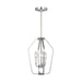 Myhouse Lighting Generation Lighting - GLC1283BS - Three Light Chandelier - Kennan - Brushed Nickel