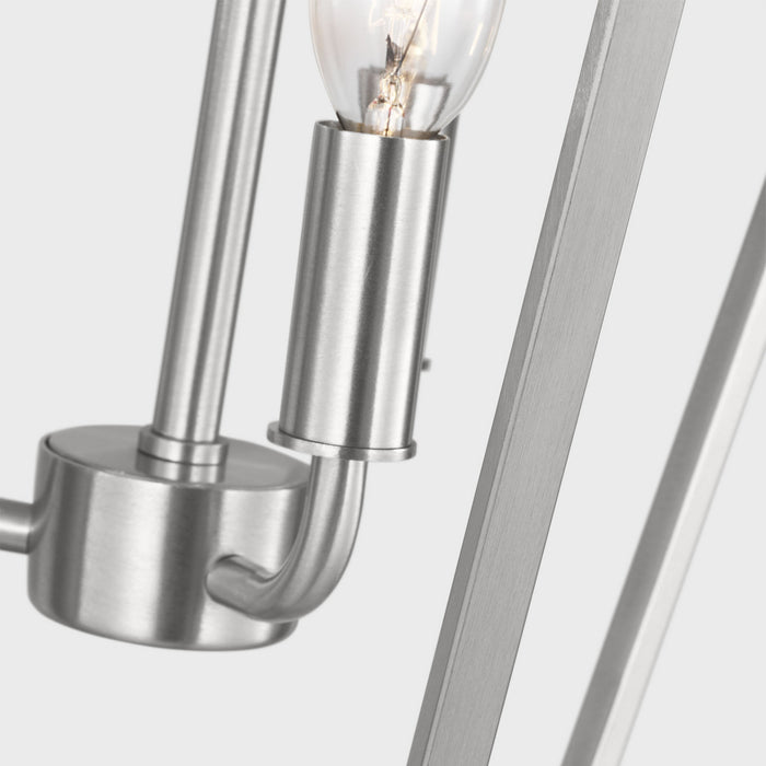 Myhouse Lighting Generation Lighting - GLC1283BS - Three Light Chandelier - Kennan - Brushed Nickel