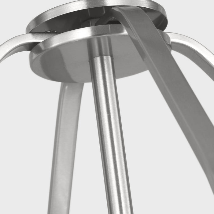 Myhouse Lighting Generation Lighting - GLC1283BS - Three Light Chandelier - Kennan - Brushed Nickel