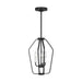 Myhouse Lighting Generation Lighting - GLC1283MBK - Three Light Chandelier - Kennan - Midnight Black