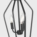 Myhouse Lighting Generation Lighting - GLC1283MBK - Three Light Chandelier - Kennan - Midnight Black