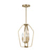 Myhouse Lighting Generation Lighting - GLC1283SB - Three Light Chandelier - Kennan - Satin Brass
