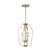 Myhouse Lighting Generation Lighting - GLC1283SB - Three Light Chandelier - Kennan - Satin Brass