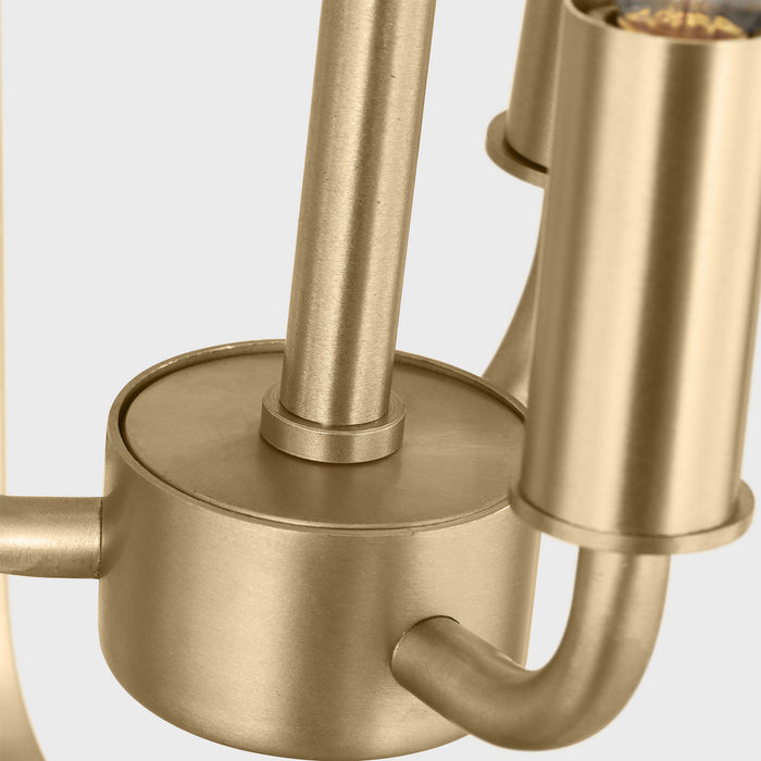 Myhouse Lighting Generation Lighting - GLC1283SB - Three Light Chandelier - Kennan - Satin Brass