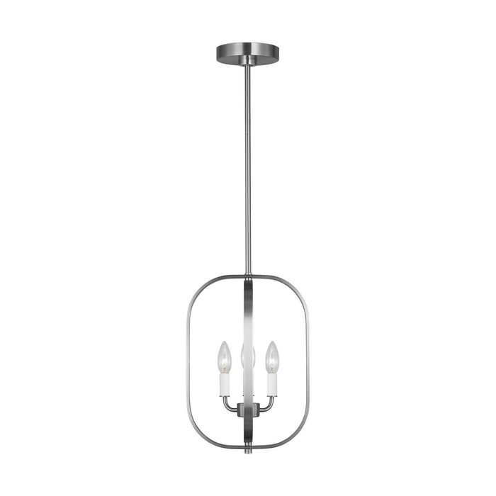 Myhouse Lighting Generation Lighting - GLC1293BS - Three Light Chandelier - Loretto - Brushed Nickel