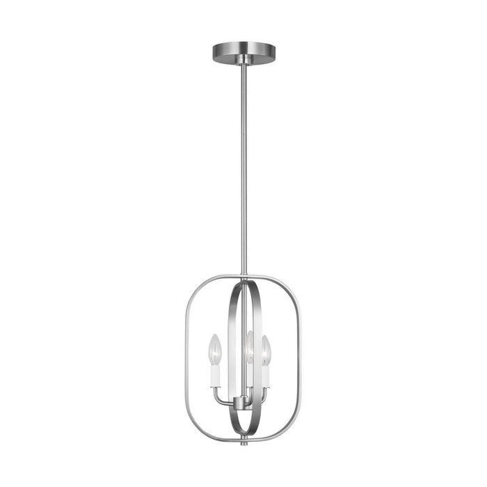 Myhouse Lighting Generation Lighting - GLC1293BS - Three Light Chandelier - Loretto - Brushed Nickel