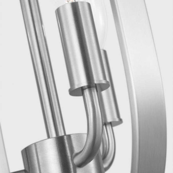 Myhouse Lighting Generation Lighting - GLC1293BS - Three Light Chandelier - Loretto - Brushed Nickel