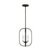 Myhouse Lighting Generation Lighting - GLC1293MBK - Three Light Chandelier - Loretto - Midnight Black