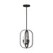Myhouse Lighting Generation Lighting - GLC1293MBK - Three Light Chandelier - Loretto - Midnight Black