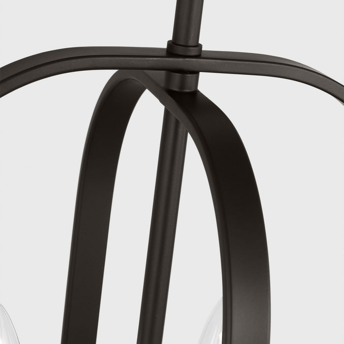 Myhouse Lighting Generation Lighting - GLC1293MBK - Three Light Chandelier - Loretto - Midnight Black