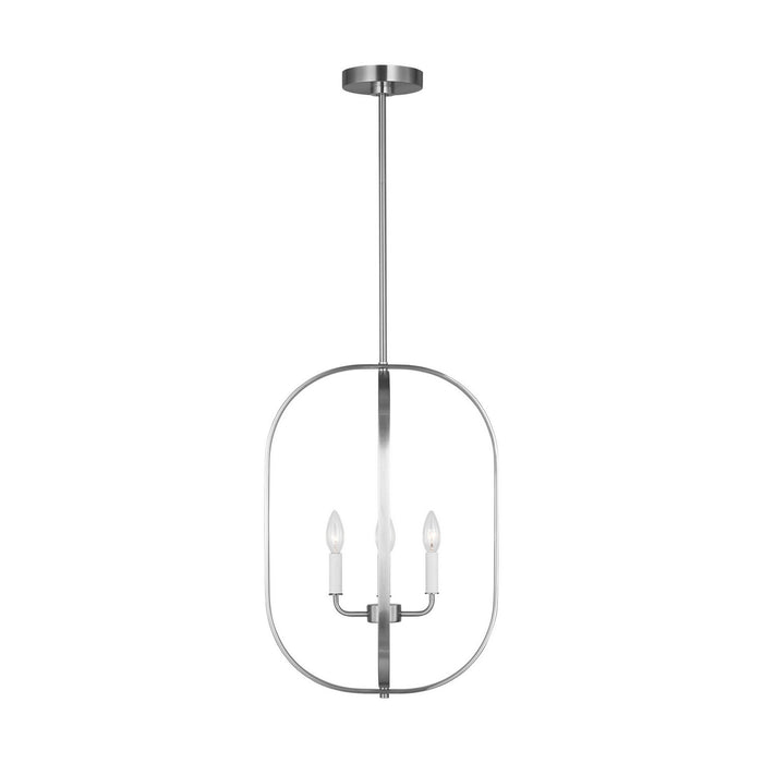 Myhouse Lighting Generation Lighting - GLC1304BS - Four Light Chandelier - Loretto - Brushed Nickel