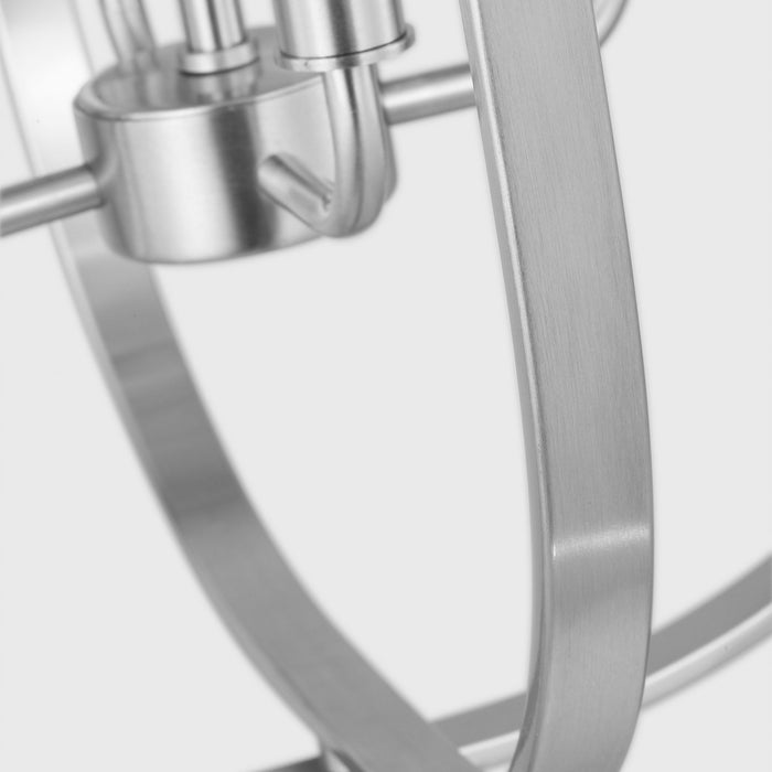 Myhouse Lighting Generation Lighting - GLC1304BS - Four Light Chandelier - Loretto - Brushed Nickel