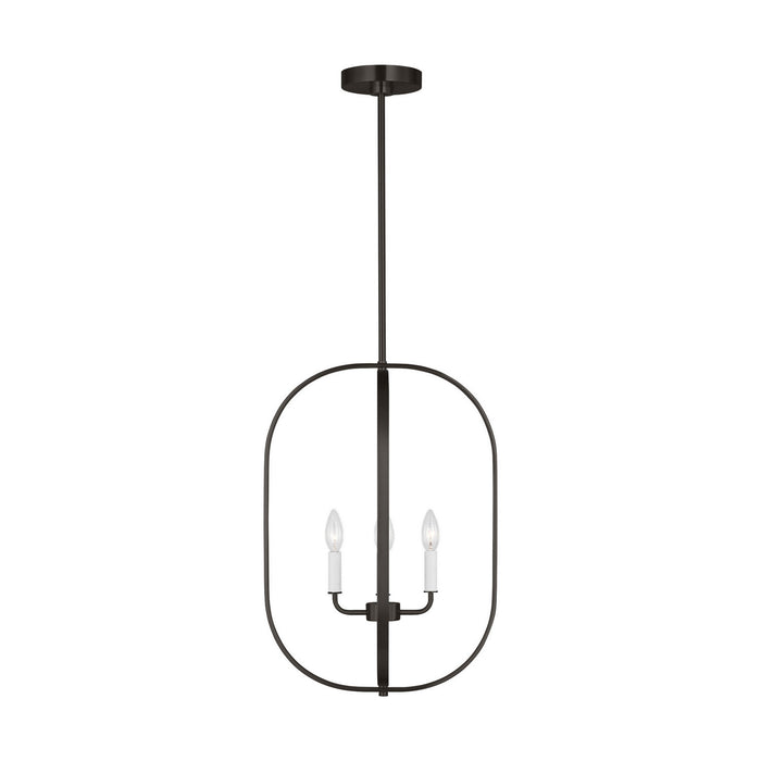 Myhouse Lighting Generation Lighting - GLC1304MBK - Four Light Chandelier - Loretto - Midnight Black