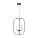 Myhouse Lighting Generation Lighting - GLC1304MBK - Four Light Chandelier - Loretto - Midnight Black