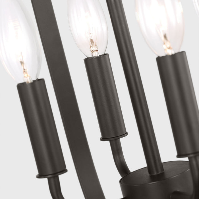 Myhouse Lighting Generation Lighting - GLC1304MBK - Four Light Chandelier - Loretto - Midnight Black