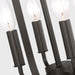Myhouse Lighting Generation Lighting - GLC1304MBK - Four Light Chandelier - Loretto - Midnight Black