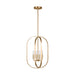 Myhouse Lighting Generation Lighting - GLC1304SB - Four Light Chandelier - Loretto - Satin Brass