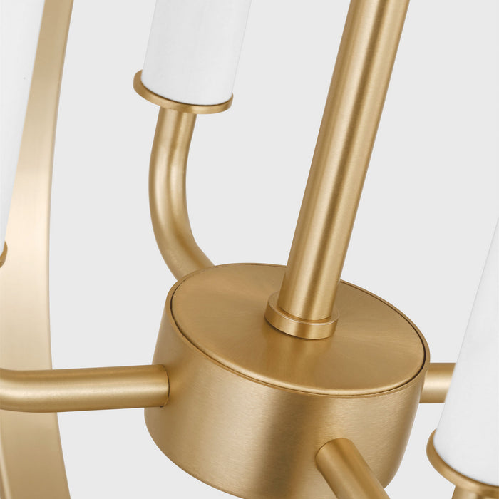 Myhouse Lighting Generation Lighting - GLC1304SB - Four Light Chandelier - Loretto - Satin Brass