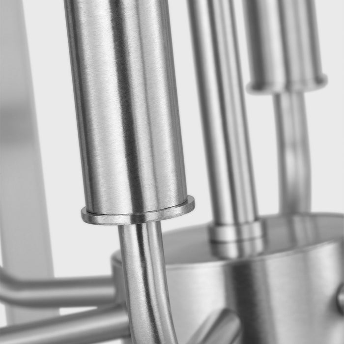 Myhouse Lighting Generation Lighting - GLC1316BS - Six Light Chandelier - Loretto - Brushed Nickel