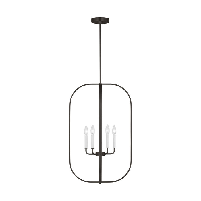 Myhouse Lighting Generation Lighting - GLC1316MBK - Six Light Chandelier - Loretto - Midnight Black