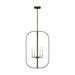 Myhouse Lighting Generation Lighting - GLC1316MBK - Six Light Chandelier - Loretto - Midnight Black