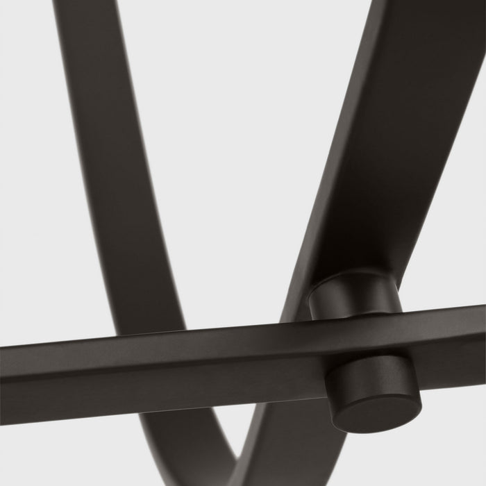 Myhouse Lighting Generation Lighting - GLC1316MBK - Six Light Chandelier - Loretto - Midnight Black