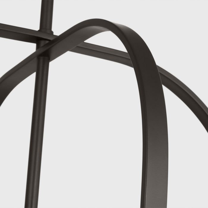 Myhouse Lighting Generation Lighting - GLC1316MBK - Six Light Chandelier - Loretto - Midnight Black