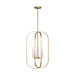 Myhouse Lighting Generation Lighting - GLC1316SB - Six Light Chandelier - Loretto - Satin Brass