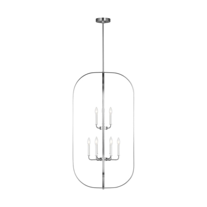 Myhouse Lighting Generation Lighting - GLC1329BS - Nine Light Chandelier - Loretto - Brushed Nickel