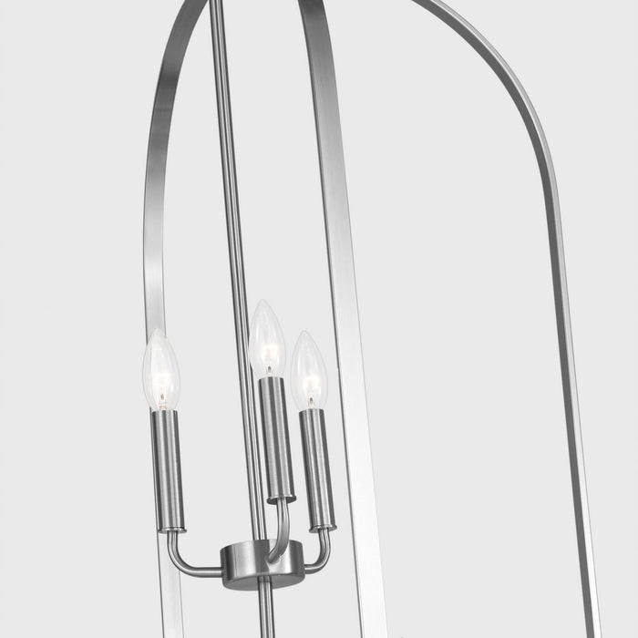 Myhouse Lighting Generation Lighting - GLC1329BS - Nine Light Chandelier - Loretto - Brushed Nickel