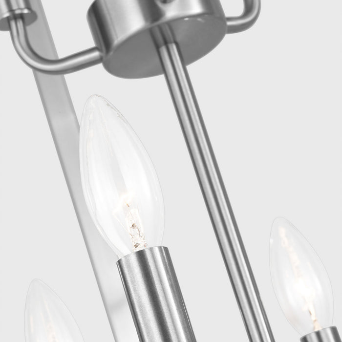 Myhouse Lighting Generation Lighting - GLC1329BS - Nine Light Chandelier - Loretto - Brushed Nickel