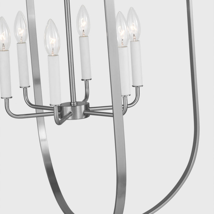 Myhouse Lighting Generation Lighting - GLC1329BS - Nine Light Chandelier - Loretto - Brushed Nickel