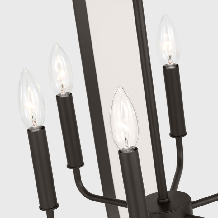 Myhouse Lighting Generation Lighting - GLC1329MBK - Nine Light Chandelier - Loretto - Midnight Black